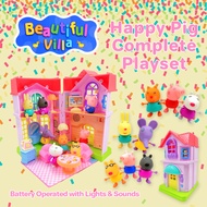 Peppa house doll house toys for kids girls peppa pig house set toys for kids toys for girls toys for boys toys