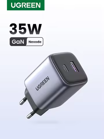 UGREEN GaN 35W Charger USB Charger For iPhone 15 14 13 Pro Samsung Xiaomi iPad Pro PD 3.0 QC 3.0 Qui