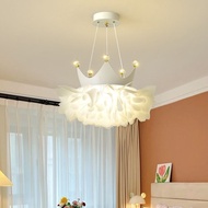 New Product~Ceiling Lamp Female Bedroom Lamp Princess Crown Children's Room Chandelier Main Bedroom Study led Lamps