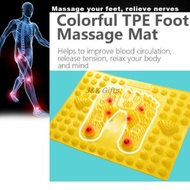 Reflexology Massage Acupressure Acupuncture Foot Mat Spa Spiky Yoga Pad Feet Massage Relax Relief *UPDATED VERSION2024*