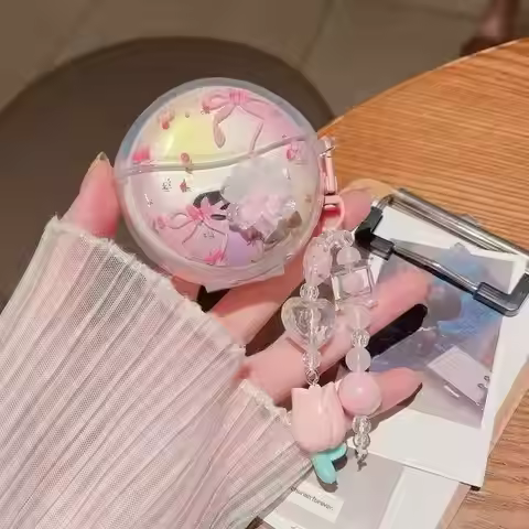 Clear Earphone Case For Huawei Freebuds 7i 6i 5i / 4 4E / 4i Freebuds6 Silicone Cover with keychian 