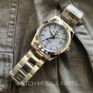 WMNP Seiko Mod Grand Seiko GS Automatic NH34 GMT road Blue Ripple Dial 36mm