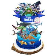 HUNGRY SHARK CAKE TOPPER