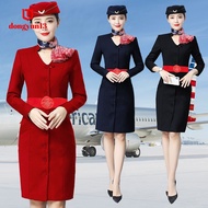 [Oriental Airlines] Spring Autumn Female Airline Uniform Airline Standard Work Clothes