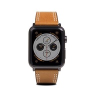 SLG Design Apple Watch 42mm/44mm D+ ITL 雙車線復古真皮錶帶