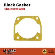 Block Gasket For Gasoline Chainsaw 4500 5200 5800 45CC 52CC 58CC