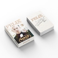 92 straykids straykids Single FELIX Bruce Lee Fu Photo Cards HD Photo Photo Card Stickers Double-Sid