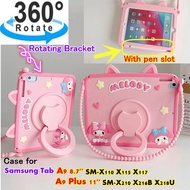 Case For Samsung Galaxy Tab A9 2023 8.7" A9 Plus A9+ 11.0" X110 X115 X210 X216 X218 With Pen Holder 