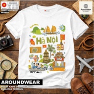 VIETNAMESE SOUVENIR T-SHIRT DA NANG WEAR NATIONALTAG ASAL COTTON 30S MATERIAL PREMIUM GIFT SOUVENIR