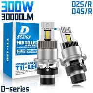 D2S D4S LED Headlights HID D2R D4R LED 1:1 ratio to original xenon Bulb 300W Car Lamp Auto Light 12V