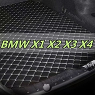 [BMW X1 X2 X3 X4] Trunk Mat- READY STOCK Premium PU Leather Trunk Liner Boot Cargo