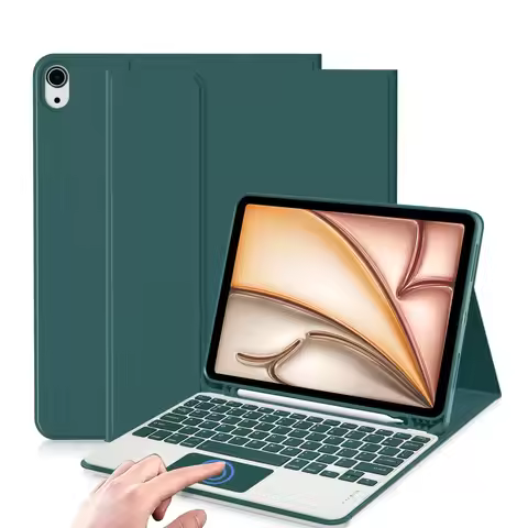 Cover For iPad Air 11 inch M2 M3 2024 2025 Tablet Case with Keyboard for iPad Air 5 Air 4th Gen 10.9