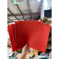 Crested bird cage mat, square size 34x34 cm