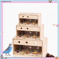 Pet Wood Parakeet Budgie Cockatiel Breeding Nesting Bird Avery Cage Box ZG