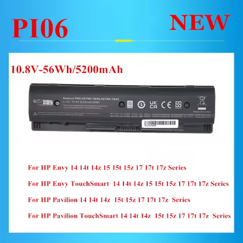 New P106 PI06 battery For HP Envy 14 14t 14z 15 15t 15z 17 17t 17z Series PI06 PI06XL PI09 HSTNN-LB4