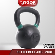 Vigor Fitness Cast Iron Kettlebell (4kg / 6kg / 8kg / 10kg / 12kg / 14kg / 16kg / 18kg / 20kg)