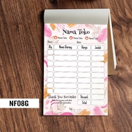 Hanabi Invoice Note/ Invoice/ Custom Receipt/ 1 2 3 ply NF08E