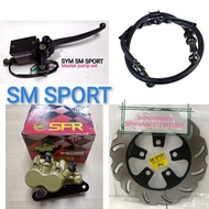 SM SPORT FRONT BRAKE SYSTEM CALIPER SET MASTER PUMP SET X4