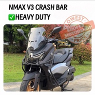 NMAX V3 CRASH BAR FRAME GUARD NMAX BODY GUARD SIDE CRASH BAR NMAX V3 PROTECTOR BAR SIAP SCREW PNP