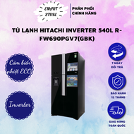 Tủ Lạnh Hitachi Inverter 540 Lít R-FW690PGV7 GBK - Bảo Hành 12 Tháng - Hàng Chính Hãng
