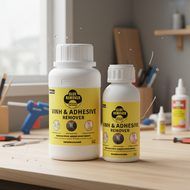 All-in-One adhesive remover, highly effective on Phone, B7000, T7000, E6000, and fabric glues, safe 