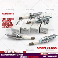 NISSAN NGK LZKAR6AP-11 Iridium Spark Plugs for Almera Livina Latio Sylphy 22401-ED815