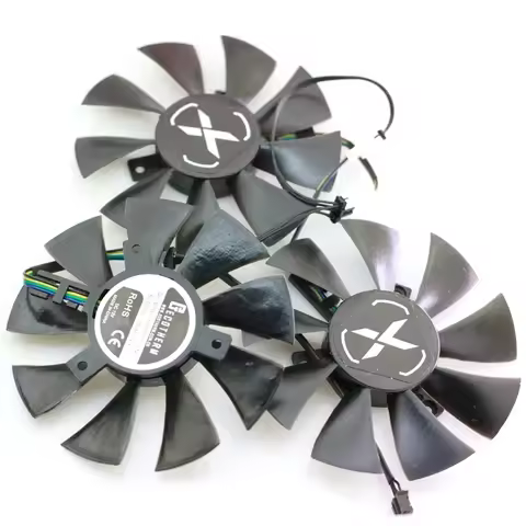 FY09010M12LPA DC12V 86mm 4wire 4pin For XFX RX6700XT 12GB Speedster Graphics Card Cooling Fan