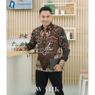 KEMEJA Wajik Men's Batik Shirt Long Sleeve Modern Solo Batik Full Fur by Batik ALX