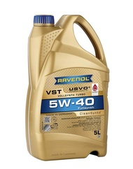 RAVENOL ENGINE OIL VOLLSYNTH TURBO VST USVO SAE 5W40 FULLY SYNTHETIC 5L MADE IN GERMANY
