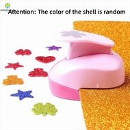 LFINDS Flower Furador, Random Color 7*6*4cm DIY Paper Cut Puncher, Punches Maker Large Size Cutting 