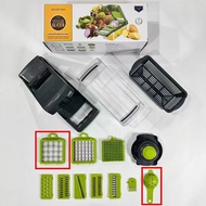 16/14 in 1 Multifunctional Vegetable Chopper Handle Food Grate Food Chopper Vegetable Slicer Dicer C