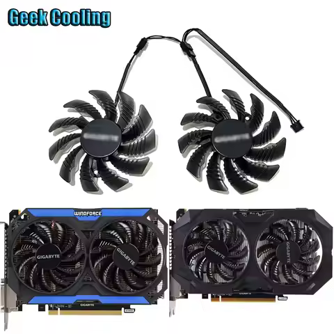 New original PLD08010S12H T128010SM Video card cooling fan,For GIGABYTE GTX750TI、GTX 970、GTX 960、GTX