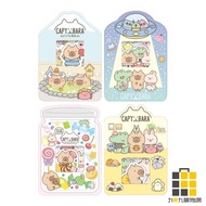Capybara Styling Sticker Pack (Random Style Shipment) [Nine By Nine Stationery] Card Pen Barbara Pib