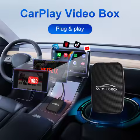 WOOBOOBOX Wireless CarPlay Box 3in1 System Android Ai Video Box Car Ai Box Supports Netflix YouTube 