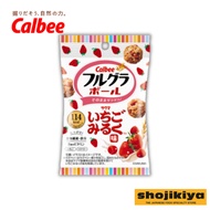 Calbee Frugra Ball Strawberry Milk