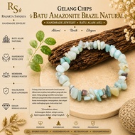 RJ Handmade Amazonite Chips Bracelet | Code: BC25