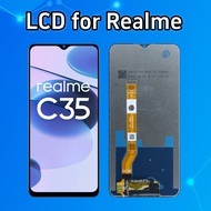 LCD Display Touch Screen Compatible For Realme C35 Touch Screen Digitizer Part
