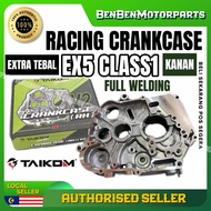100% ORI TAIKOM RACING CRANKCASE EX5 CLASS 1 RACING R/H FULL WELDING KULIT ENGINE TAMBAH TEBAL S1R