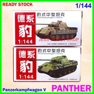 Miniature 1/144 Tank Panzer V Panther German WW2 Tank Panzerkampfwagen V Germany 4D Military Kit Mod