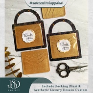 SOUVENIR CARD HOLDER 4 SLOT INCLUDE PACKING AESTHETIC LUXURY DESAIN CUSTOM C2 4 SLOT ROUNDED