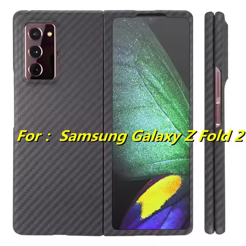 Really Carbon Fiber Case for Samsung Galaxy Z Fold 2/3/4/5/6 Carbon Fiber Case Aramid for Galaxy Z F