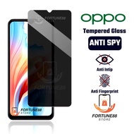 Tempered Glass Anti Spy Oppo A7 A7x A7n A8 A9 A9x K1 K3 K5 K7 5G K7x K9 K9 Pro K10 K10x K10 5G