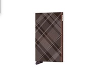 Secrid Card Protector 防盜卡套 - Laser Tartan - Brown