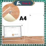 LAYAR A4 Acrylic Photo Frame Stand Acrylic Screen Acrylic Photo Frame