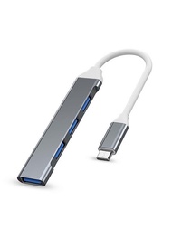Type-C轉4端口USB適配器集線器