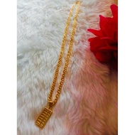 Rantai Leher Emas 916 Gold Original Malaysia Necklace 375 Pure Gold Pendant Necklace Women Men