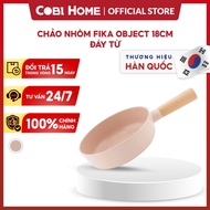 Korean pan Neoflam FIKA Object 18cm - Can be used on induction cooker - Peach pink
