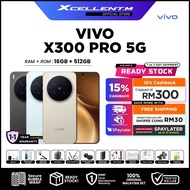 VIVO X300 Pro 5G [32GB*(16+16)GB RAM 512GB ROM / 32GB*(16+16)GB RAM 1TB ROM] - Original VIVO Malaysi