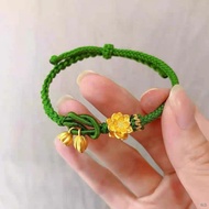 FB3 Spot goods [Yan Yan Handmade] Lotus Lotus Seed Bracelet for Women Transfer Beads Lotus Braided C