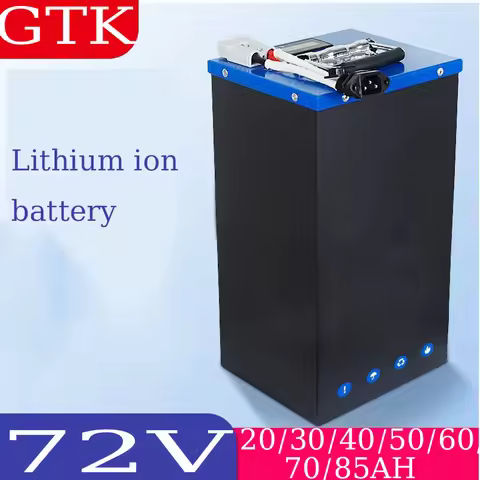 GTK 72V 30AH 20AH 60AH 50AH 70AH Lithium -ion battery 72V with BMS for electric car pedal energy gol
